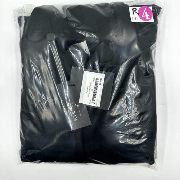 Patty Kim Simone Black 3/4 Long Sleeve Shift Mini Dress FR23 112 XS US 2 NEW - Picture 4 of 4